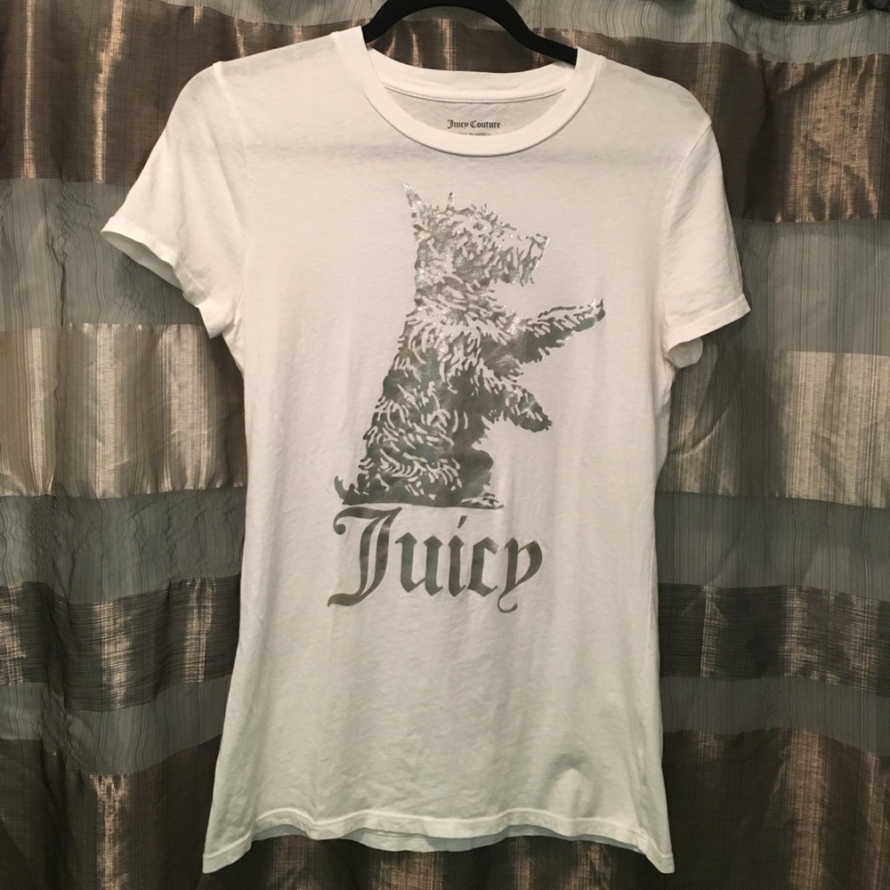 Juice Couture white tee size M medium tshirt